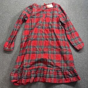 Holiday Lane Brinkley Plaid Flannel Sleep Gown Matching Family PJs Size Small